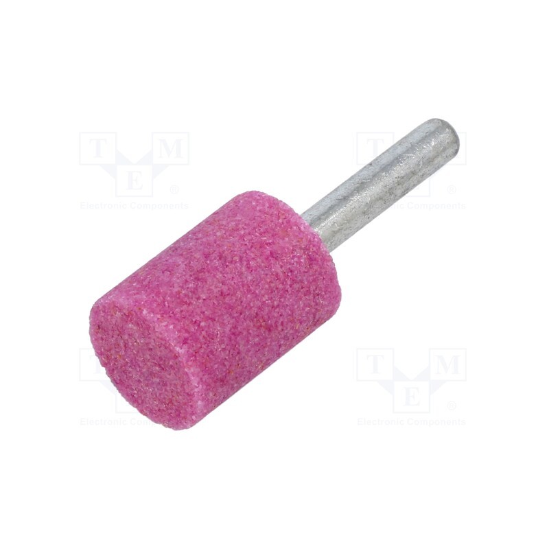 10 pcs : MA.028 - Grindingstone, Ø: 20mm, Ø: 6mm, Tip mat: aluminium oxide