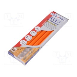 10 pcg : BN1021C UN POM - Hot melt glue, Ø: 11mm, orange, L: 200mm, Bonding: 15÷20s, 5pcs.