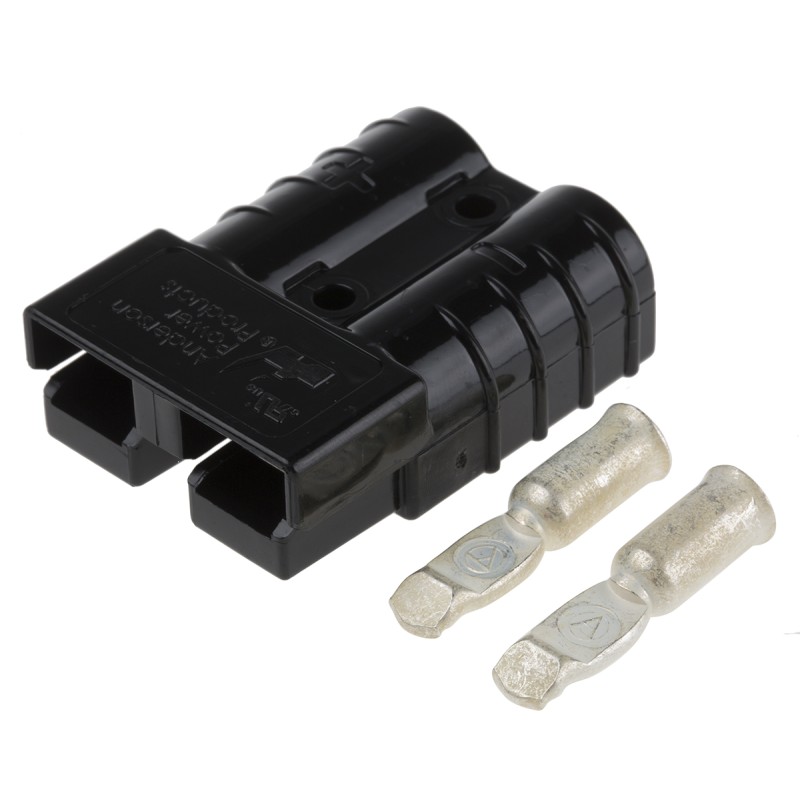 1 pcs - Anderson Power Products, SB50 Series Male 2 Way Battery Connector, 50.0A, 600 V