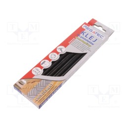 10 pcg : BN1021C UN CZA - Hot melt glue, Ø: 11mm, black, L: 200mm, Bonding: 15÷20s, 5pcs.