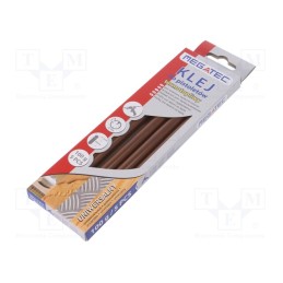 10 pcg : BN1021C UN KAW - Hot melt glue, Ø: 11mm, brown, L: 200mm, Bonding: 15÷20s, 5pcs.