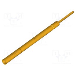 10 pcs : KS-112 47 - Test probe socket, Contact plating: gold-plated, KS-112, 36.2mm