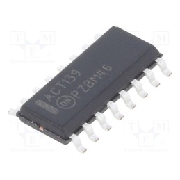 10 pcs : 74ACT139SC - IC: digital, decoder,demultiplexer, Ch: 2, SMD, SO16, ACT, , 40uA