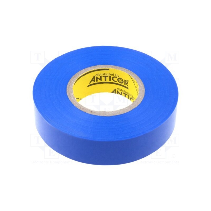 10 rol : ELECTRIX 202 SUPERFLEX - Tape: electrical insulating, W: 19mm, L: 20m, Thk: 190um, blue, 100%