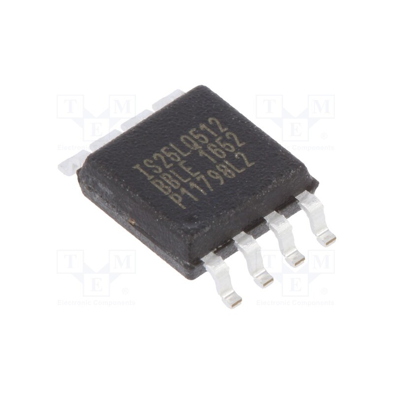 10 pcs : IS25LQ512B-JBLE - IC: FLASH memory, 512kbFLASH, SPI, 104MHz, 2.3÷3.6V, SO8, serial