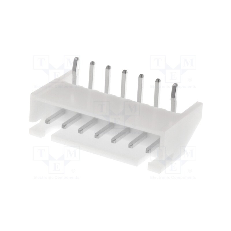 10 pcs : S7B-XH-A-1 (LF)(SN) - Socket, wire-board, male, XH, 2.5mm, PIN: 7, THT, 250V, 3A, -25÷85°C