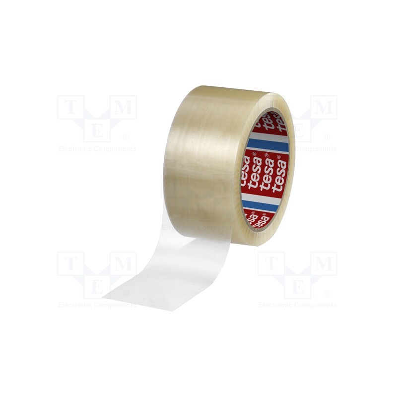 10 rol : 04280-00000-00 - Tape: adhesive, transparent, W: 48mm, reel, Package: 66m, 145%