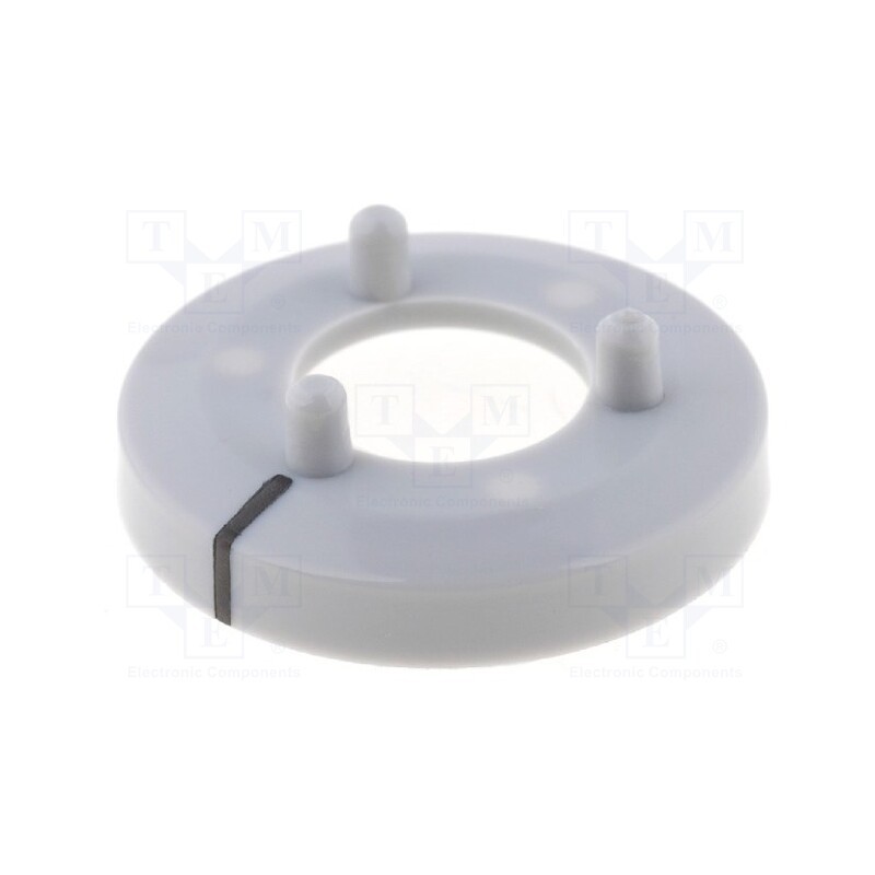 10 pcs : 4815011 - Collar, polyamide, grey, 15mm, -20÷70°C, G15