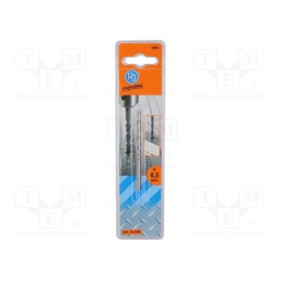 10 pcs : 10.045 - Drill bit, for metal, Ø: 4.5mm, blister