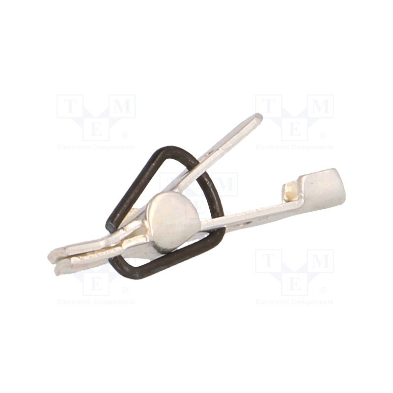 10 pcs : AGF 1 - Crocodile clip, Grip capac: max.1.6mm, Contacts: brass/silicon