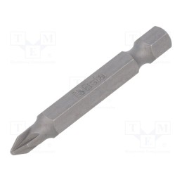 10 pcs : 862PZ/1 - Screwdriver bit, Pozidriv®, PZ1, Overall len: 50mm