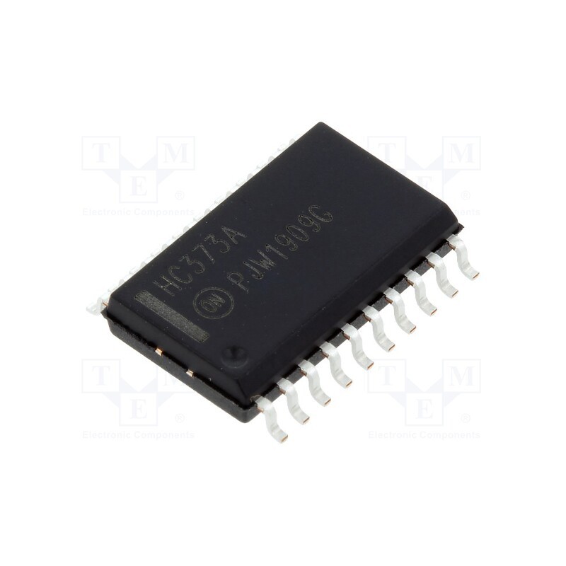 10 pcs : MC74HC373ADWG - IC: digital, latch transparent, Ch: 8, CMOS,TTL, 2÷6VDC, SMD, SO20-W