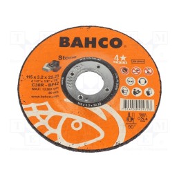 10 pcs : 3912-115-T42-ST - Cutting wheel, Ø: 115mm, Øhole: 22.23mm, Disc thick: 3.2mm