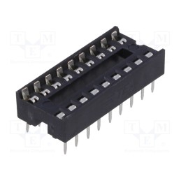 20 pcs : 1-2199298-5 - Socket: integrated circuits, DIP18, 7.62mm, THT, Pitch: 2.54mm