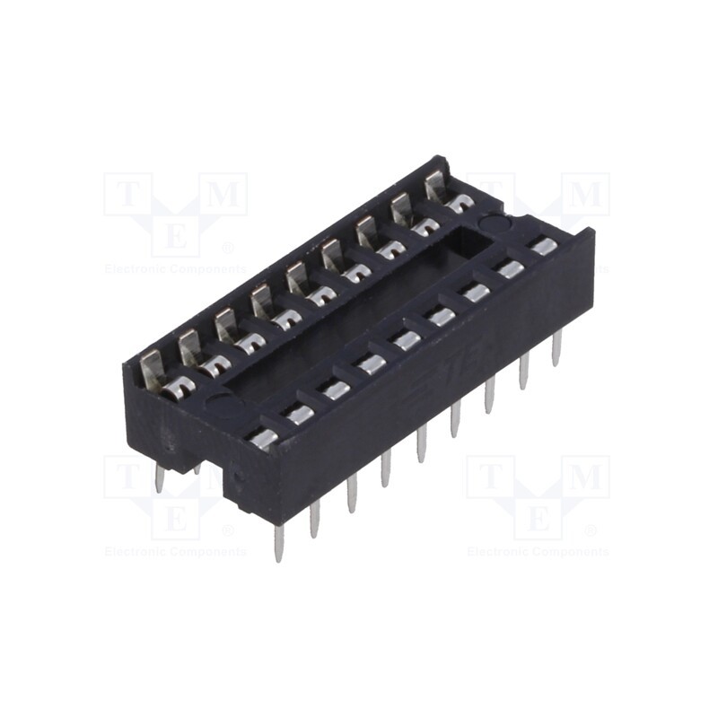 20 pcs : 1-2199298-5 - Socket: integrated circuits, DIP18, 7.62mm, THT, Pitch: 2.54mm