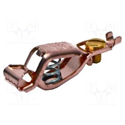 10 pcs : BU-45C - Crocodile clip, 10A, Grip capac: max.7.9mm, Overall len: 39mm