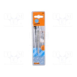 10 pcs : 10.05 - Drill bit, for metal, Ø: 5mm, blister