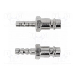 10 pcg : HT4R812 - Coupling-adapter terminal, Connection: 6,3mm, 2pcs.