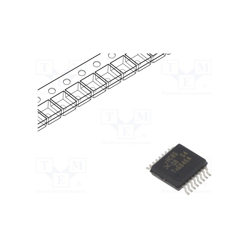 10 pcs : 74HC85DB,118 - IC: digital, 4bit,comparator, CMOS, SMD, SSOP16, HC, 2÷6VDC