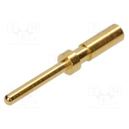 10 pcs : SA3348 - Contact, male, copper alloy, gold-plated, 26AWG÷22AWG, crimped