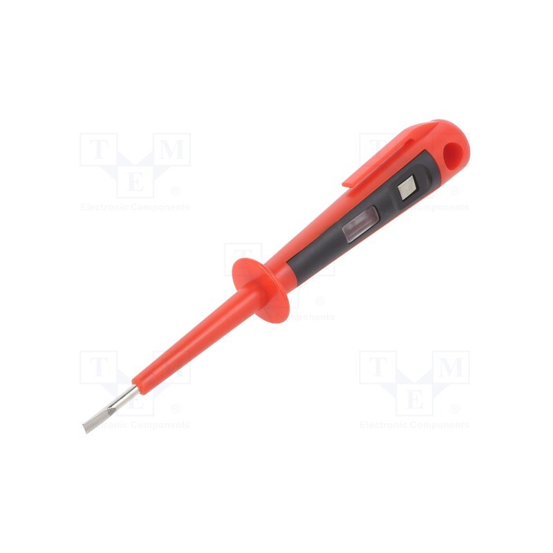10 pcs : HT1S981 - Voltage tester, insulated, slot, 150mm, 100÷500VAC