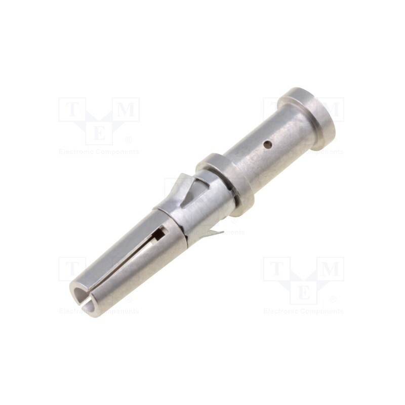 10 pcs : SA3545/S - Contact, female, brass, nickel plated, 18AWG÷14AWG, crimped