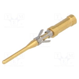 10 pcs : SA3622/P - Contact, male, brass, gold-plated, 26AWG÷22AWG, soldering