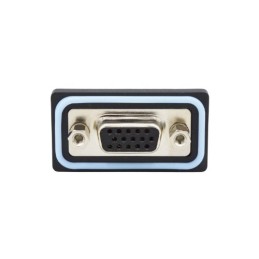 1 pcs - Norcomp HDF 15 Way Right Angle Solder D-sub Connector Socket, 2.29mm Pitch, with 4-40 Boardlocks