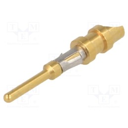 10 pcs : SA3623/P - Contact, male, brass, nickel plated, 20AWG÷18AWG, soldering