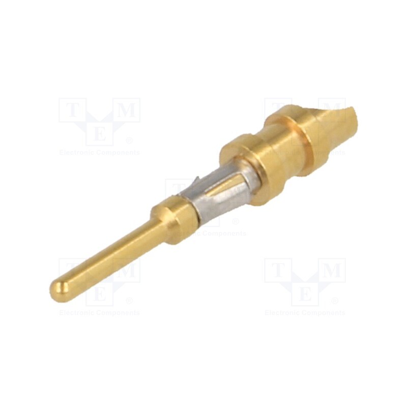 10 pcs : SA3623/P - Contact, male, brass, nickel plated, 20AWG÷18AWG, soldering