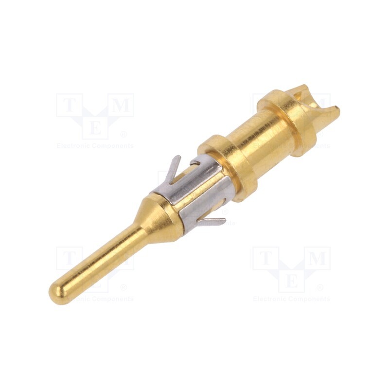 10 pcs : SA3624/P - Contact, male, brass, nickel plated, 18AWG÷14AWG, Buccaneer 6000