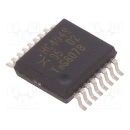 10 pcs : 74HC4049DB,112 - IC: digital, buffer,inverting, Ch: 6, CMOS, SMD, SSOP16, , HC