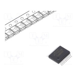 10 pcs : 74HC241DB,118 - IC: digital, buffer,non-inverting,line driver, Ch: 8, CMOS, SMD