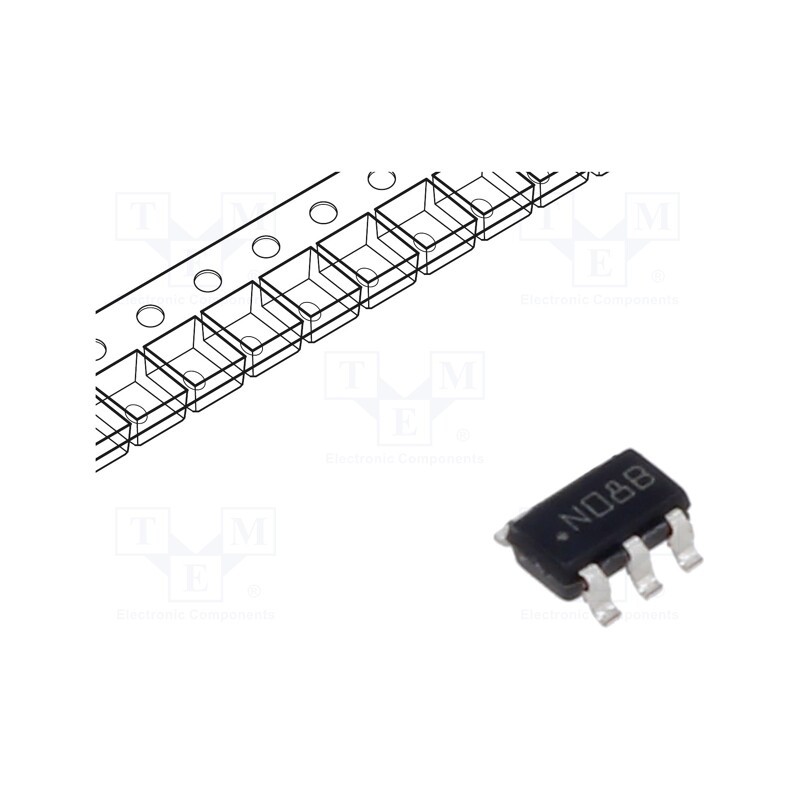 10 pcs : LMV431IM5/NOPB - IC: voltage reference source, 1.24V, ±1.5%, SOT23-5,