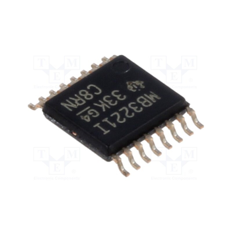 10 pcs : MAX3221IPWR - IC: interface, transceiver, full duplex,RS232, 250kbps, TSSOP16