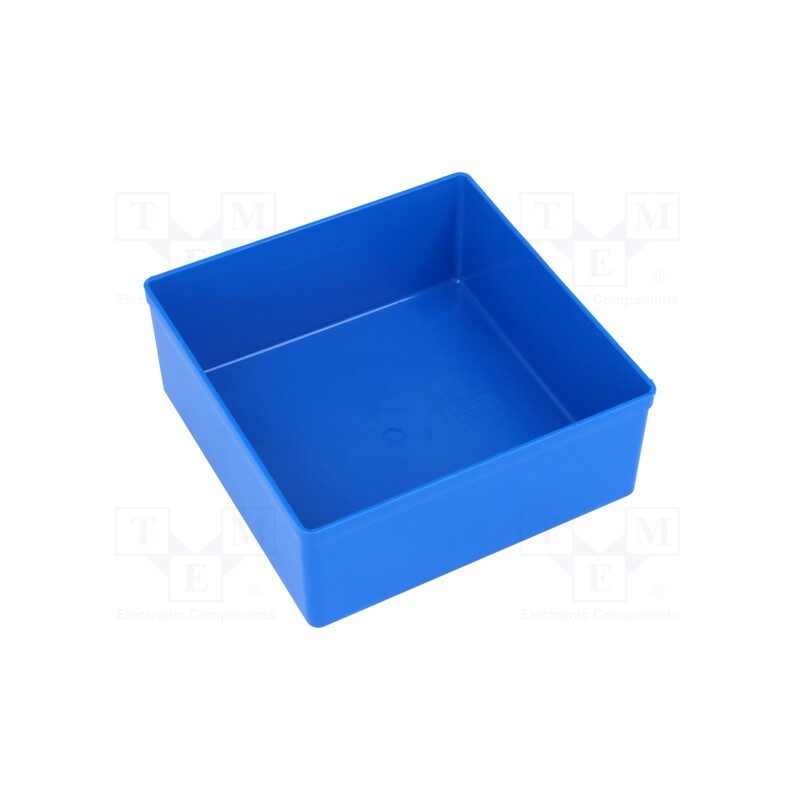 20 pcs : W-456312 - Box, polystyrene, blue, 108x108x45mm, EuroPlus Insert 45