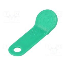 10 pcs : - Pellet memory holder in a keychain, green