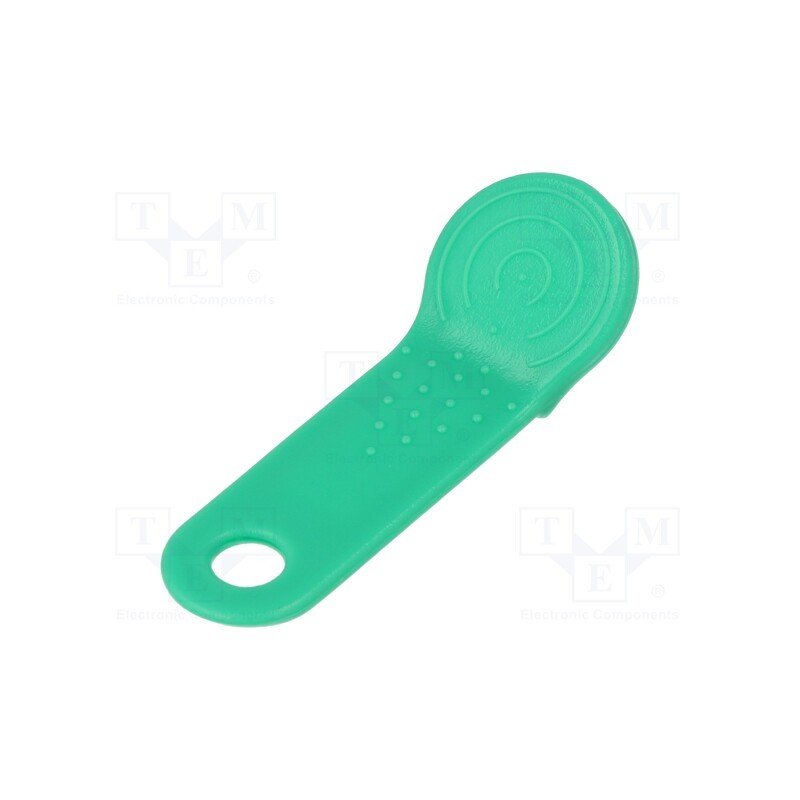 10 pcs : - Pellet memory holder in a keychain, green