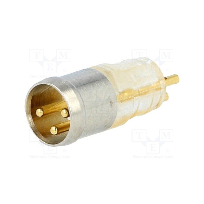 10 pcs : SAL-8-ESTM3-L - Connector: circular, male, PIN: 3, for molding,for cable, 3A, 60V