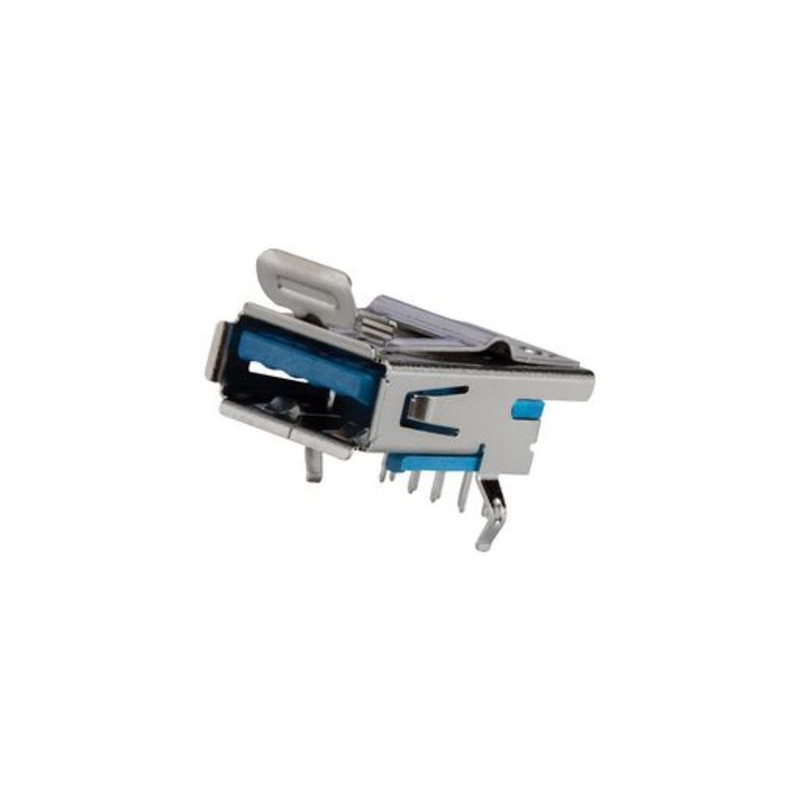 1 pcs - Amphenol Vertical, PCB Mount, Socket Type A 3.0 USB Connector