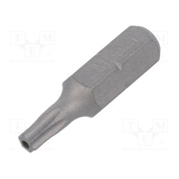 10 pcs : 861RTX/15 - Screwdriver bit, Torx® with protection, T15H, Overall len: 25mm