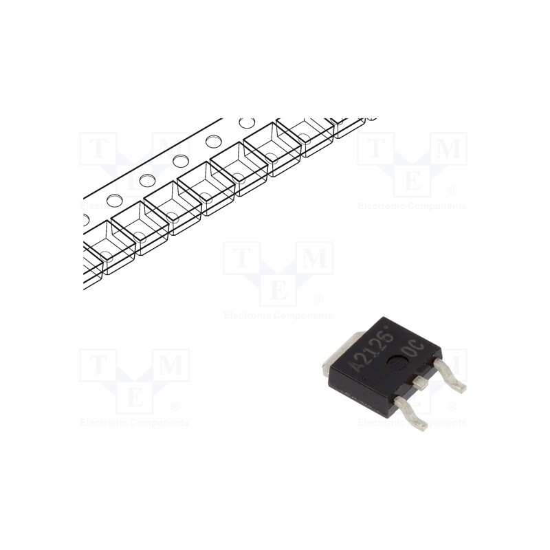 10 pcs : 2SA2126-TL-H - Transistor: PNP, bipolar, 50V, 3A, 0.8W, TO252