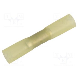 20 pcs : SB 1210 - Tip: butt splice, in heat-shrinkable insulation, brass, 5.5mm2