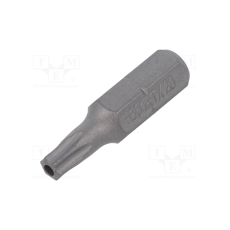 10 pcs : 861RTX/20 - Screwdriver bit, Torx® with protection, T20H, Overall len: 25mm