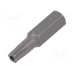 10 pcs : 861RTX/25 - Screwdriver bit, Torx® with protection, T25H, Overall len: 25mm