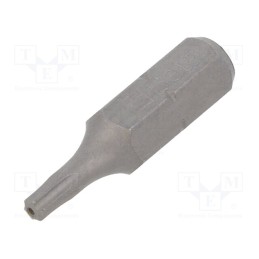 10 pcs : 861RTX/09 - Screwdriver bit, Torx® with protection, T9H, Overall len: 25mm