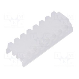 10 pcs : SCC100F-08-C - Protection cover, PIN: 8, end connector,pass through, 2.54mm