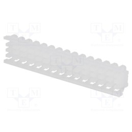 20 pcs : SCC100F-15-C - Protection cover, PIN: 15, end connector,pass through, 2.54mm