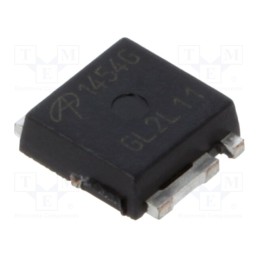 10 pcs : AOL1454G - Transistor: N-MOSFET, unipolar, 40V, 46A, 20.5W, UltraSO8