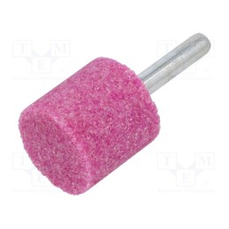 10 pcs : MA.033 - Grindingstone, Ø: 25mm, Ø: 6mm, Tip mat: aluminium oxide
